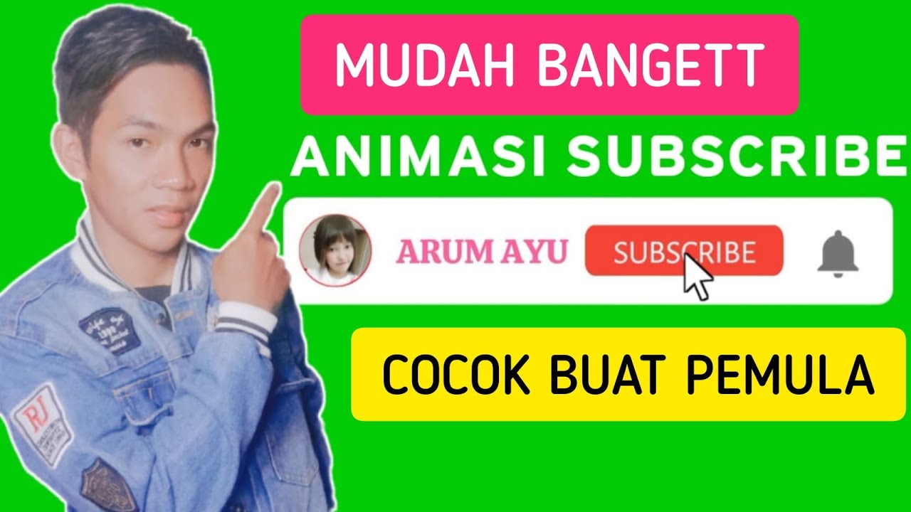Cara Membuat Animasi Tombol subscribe dan Lonceng Hp Android di Aplikasi Capcut