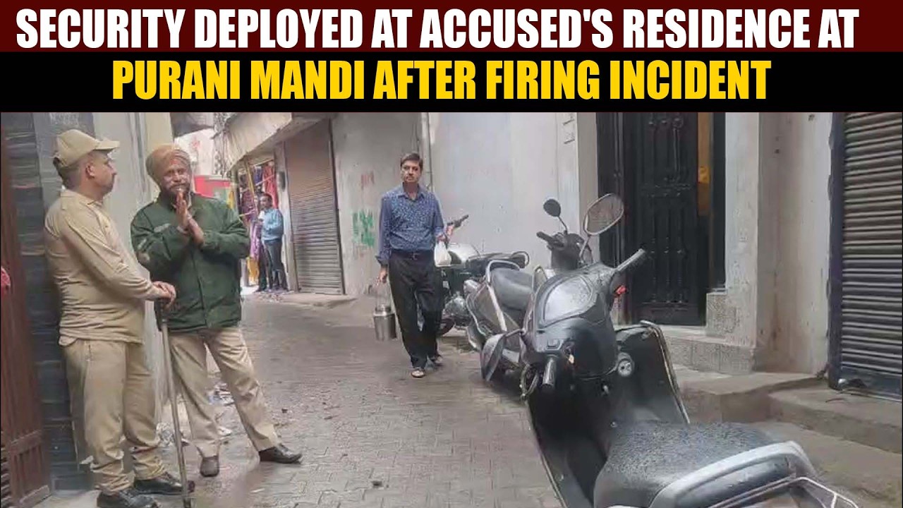 Security deployed at accused's residence at Purani mandi after firing incident