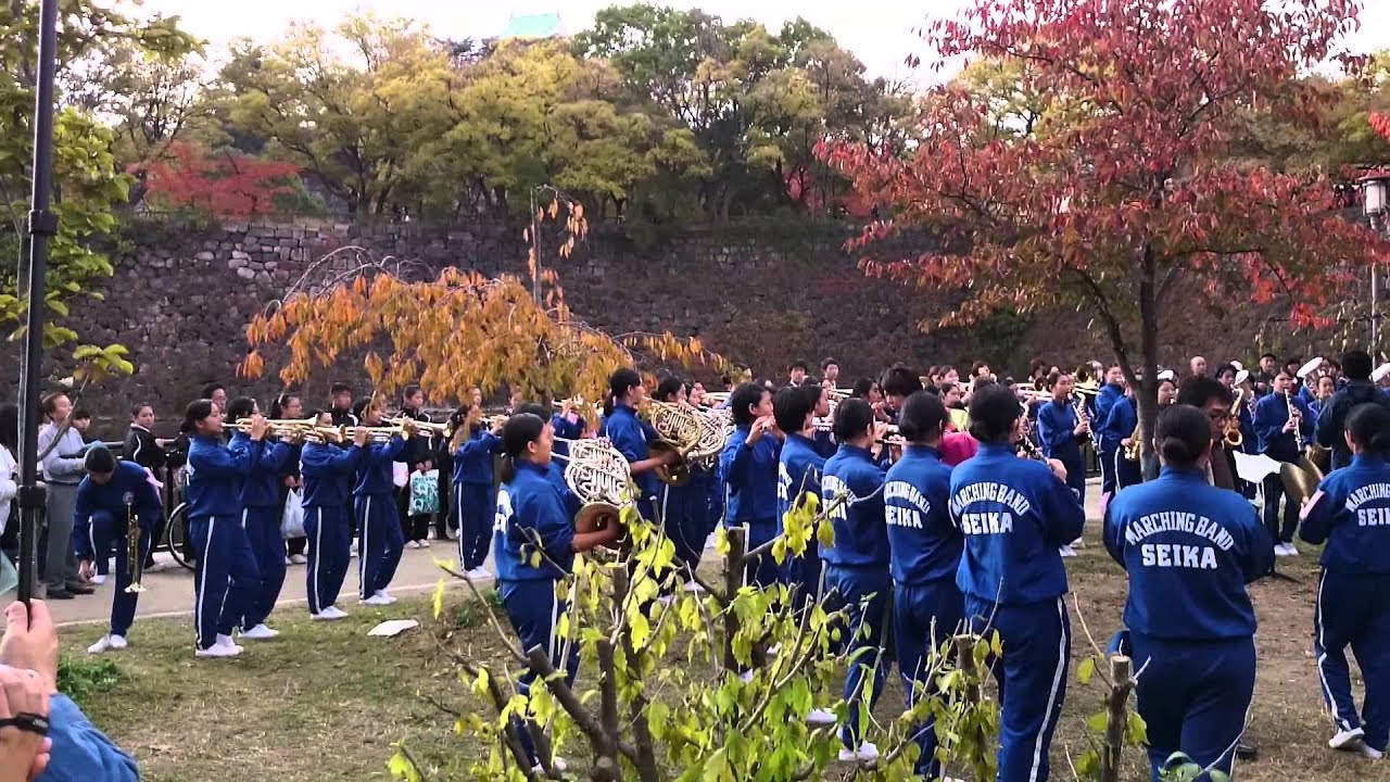 藤重佳久先生最後の全国大会 2014 精華女子 第２７回全日本マーチングコンテスト 練習風景 国民の象徴
