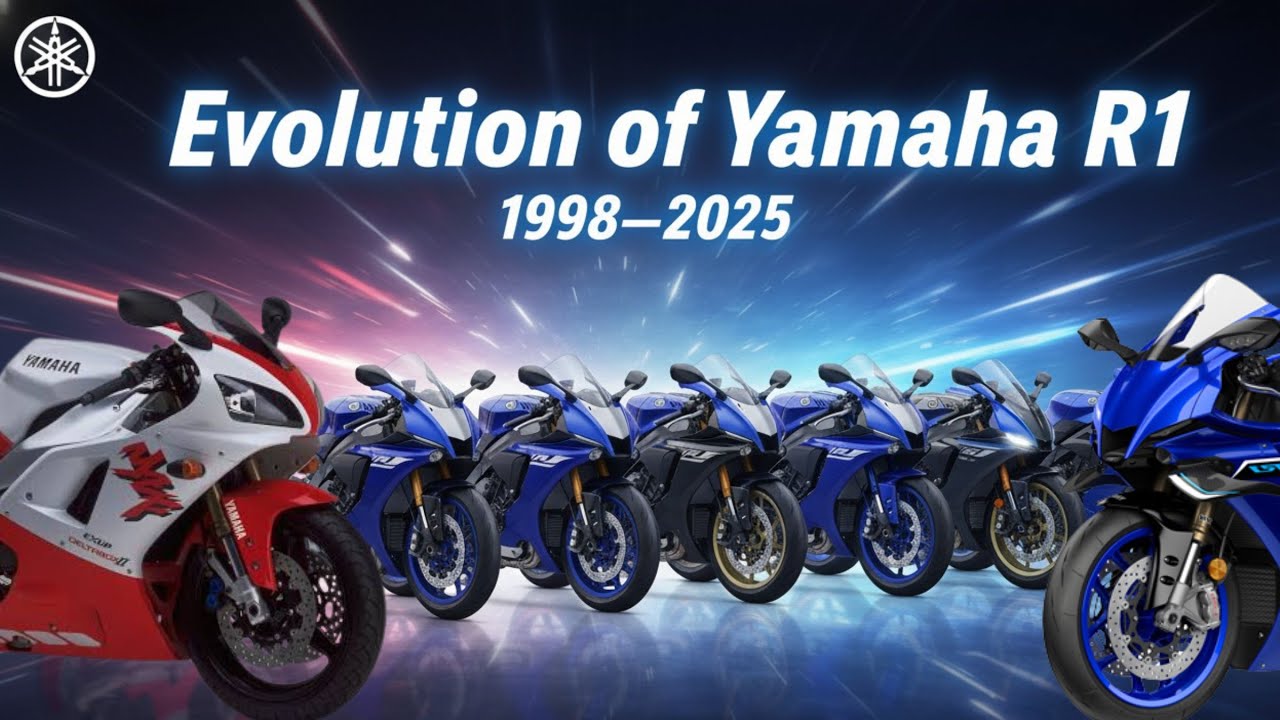 🏁 The Evolution of Yamaha R1 (1998–2025) | From Legend to Superbike King