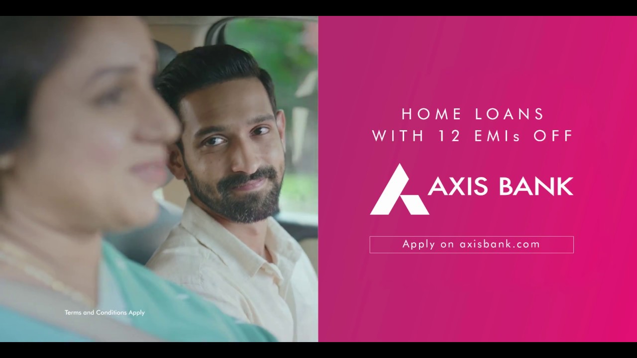 Axis Bank Home Loans with 12 EMIs off