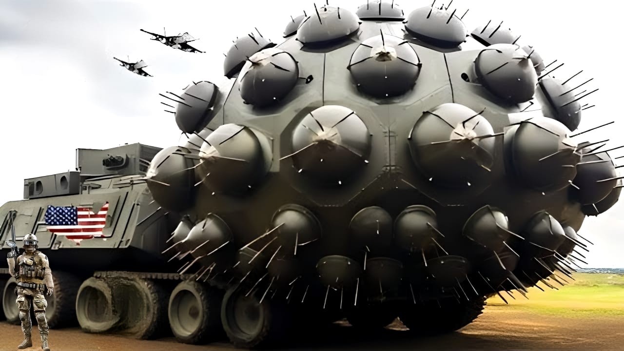 Шокирующе для всего мира! Гигантский американский танк, способный уничтожить российскую военную базу