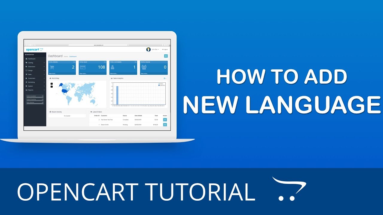 How to Add a New Language in OpenCart 3.x