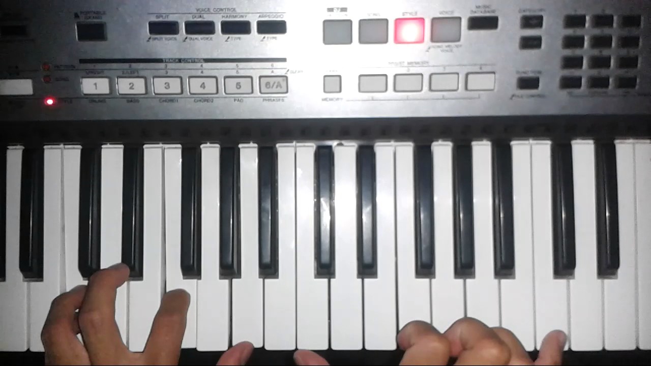 Julio Elias 3 merengues en teclado nota fa mayor 