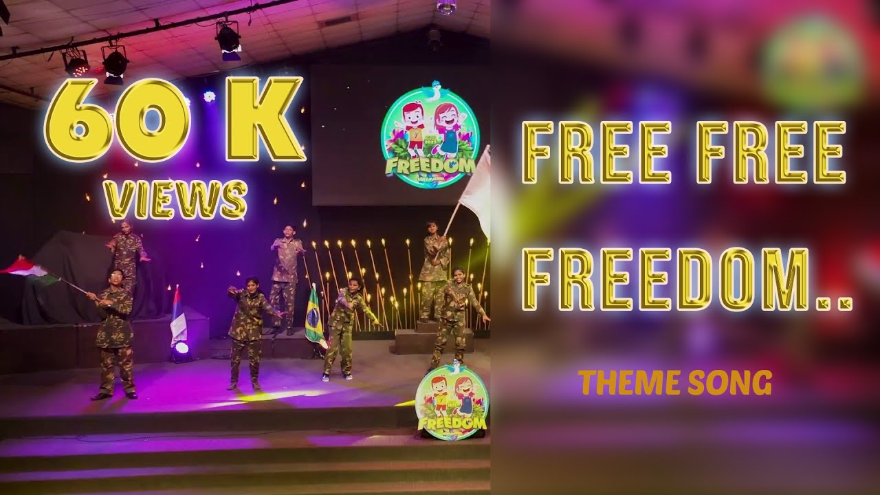 AGVBS'23|| FREEDOM|| Theme song|| Free free freedom|| AGCM Tamilnadu #vbs #children #song #kids