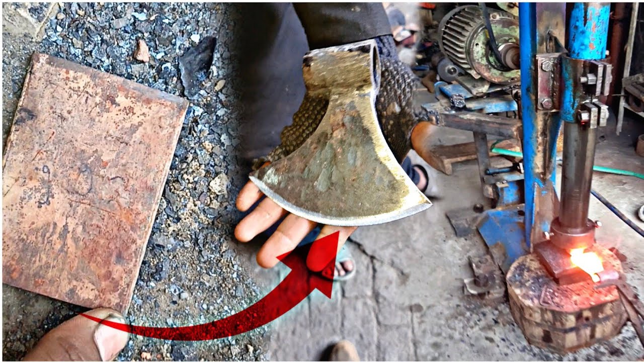 How to Making Axe blacksmith Axe making with hambar |how to making Axe with hambar.
