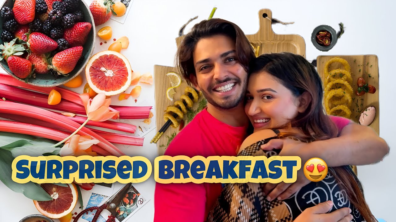 😋Surprises Breakfast For Shadab 🥞  @beingshadabkhan786 @beingshalinisuryavanshi8051