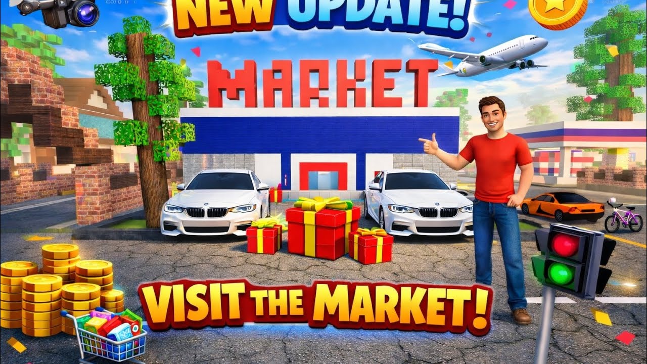 I Bought 2 BMW Cars in the New Market! 🚗🔥New Market Update – BMW Cars & Airplane!Visiting the market