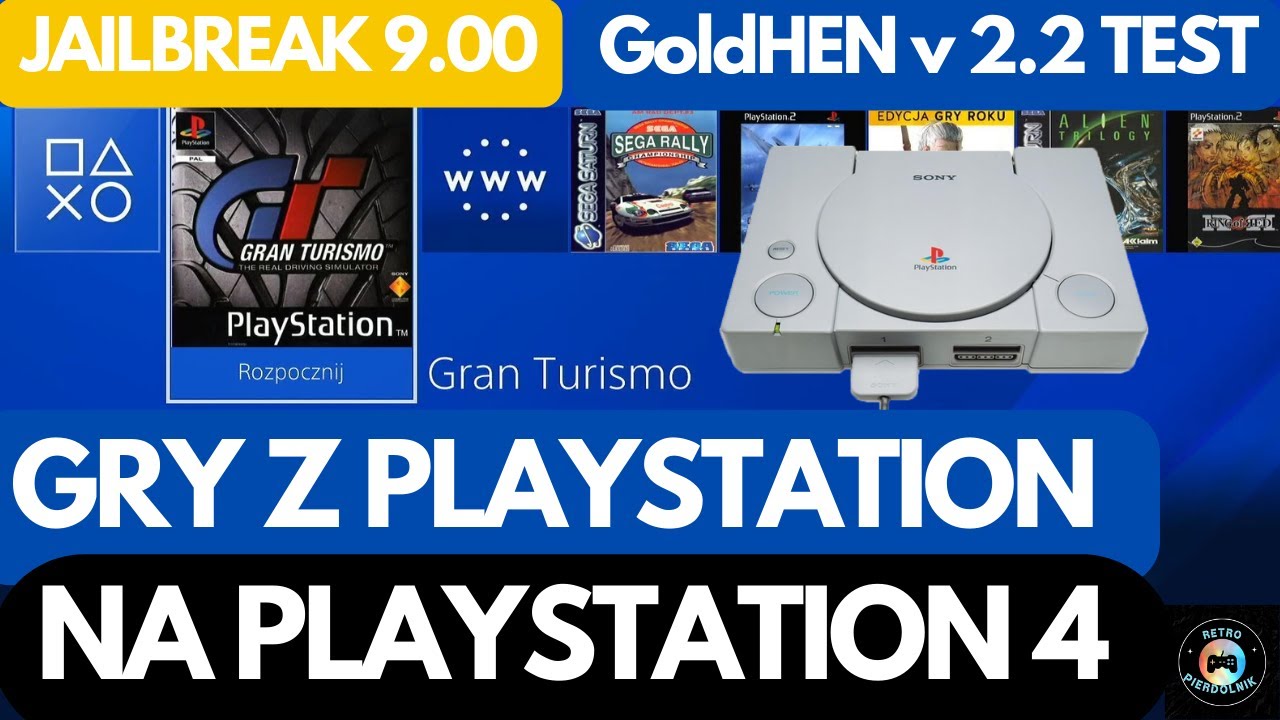 Gry z PlayStation na PlayStation 4 z Jailbreak 9.00! PSX FPKG