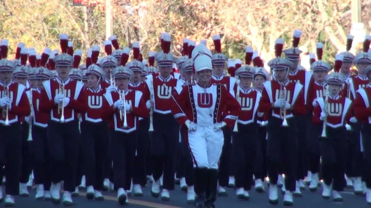 University of Wisconsin (UW) Badger Marching Band -  2012 Pasadena Rose Parade