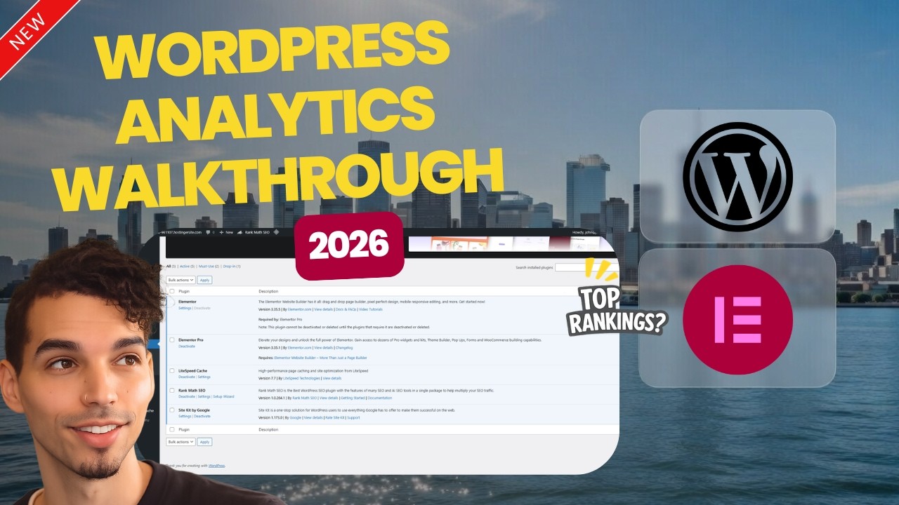 EASY & FAST WordPress Analytics | Google Site Kit Setup Tutorial 2026