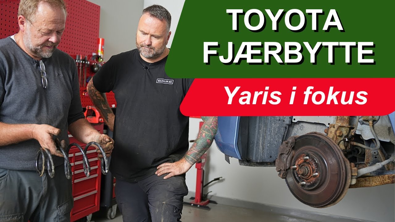 Derfor velger mange Toyota og slik bytter du fj&aelig;r selv