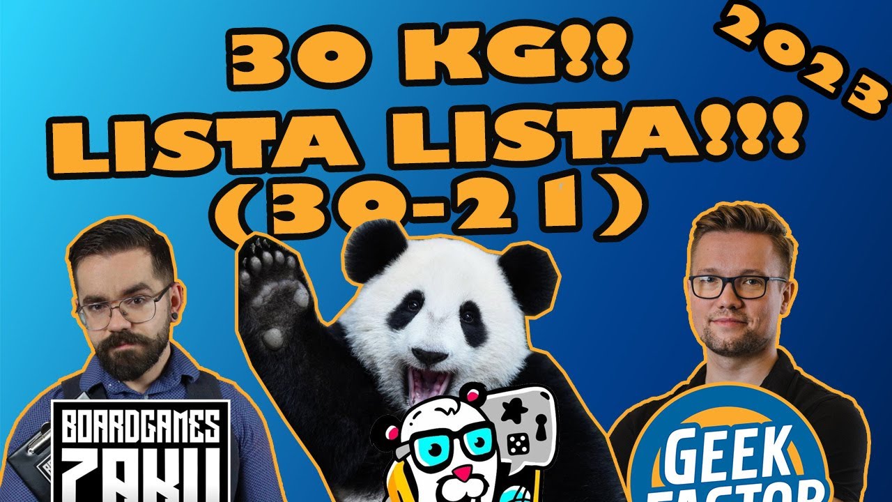 30 KG! LISTA LISTA!! NAJLEPSZE GRY WSZECH CZASÓW!!! | EDYCJA 2023 | MIEJSCA 30-21