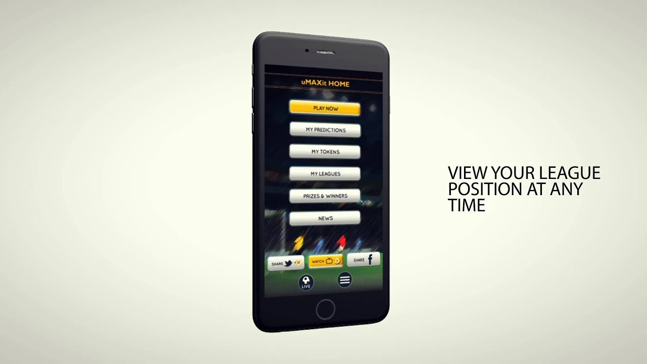 uMAXit Football App