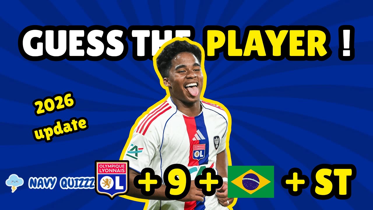 Can You Guess These Football Stars 2026 