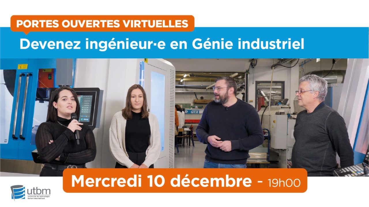Devenez ingénieur-e en Génie industriel