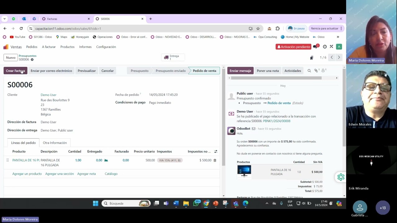 Webinar de Contabilidad en Odoo 17 | Localización Ecuador by Acontsys