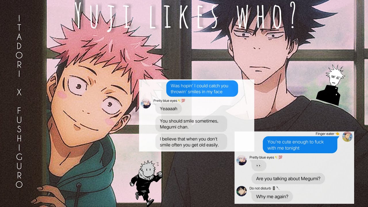 Jujutsu Kaisen text || Megumi is jealous? [ Itadori x Fushiguro ]