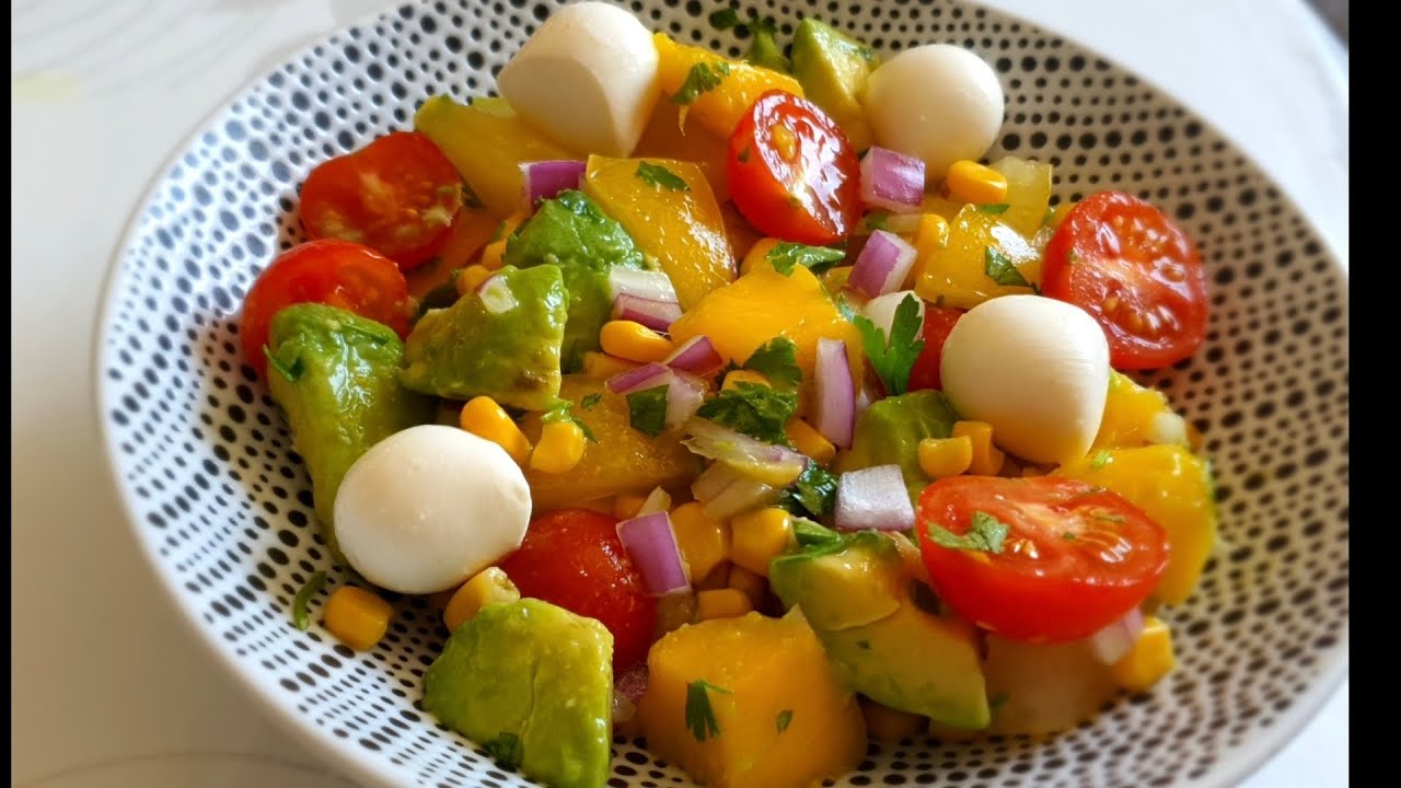 salade mangue/avocat,facile et rapide
