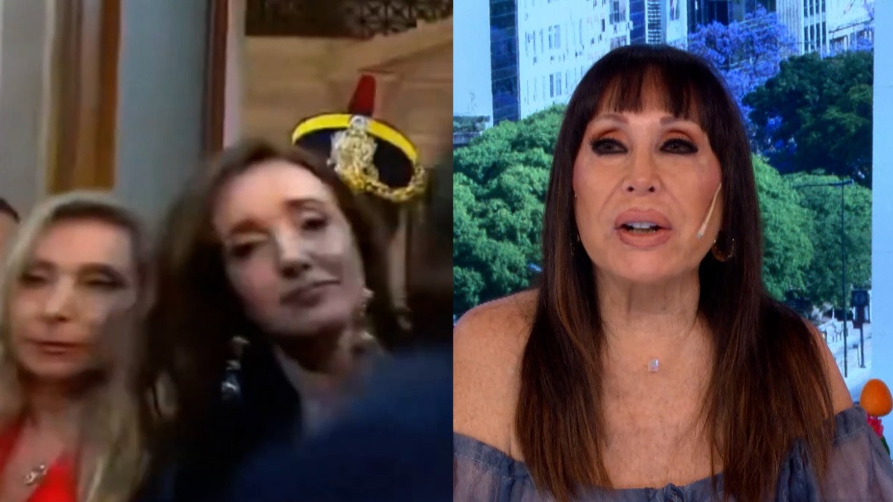 MORIA, AT&Oacute;NITA POR LA IMAGEN QUE SE VIRALIZ&Oacute; DE VILLARRUEL EMPUJANDO A KARINA MILEI EN EL CONGRESO