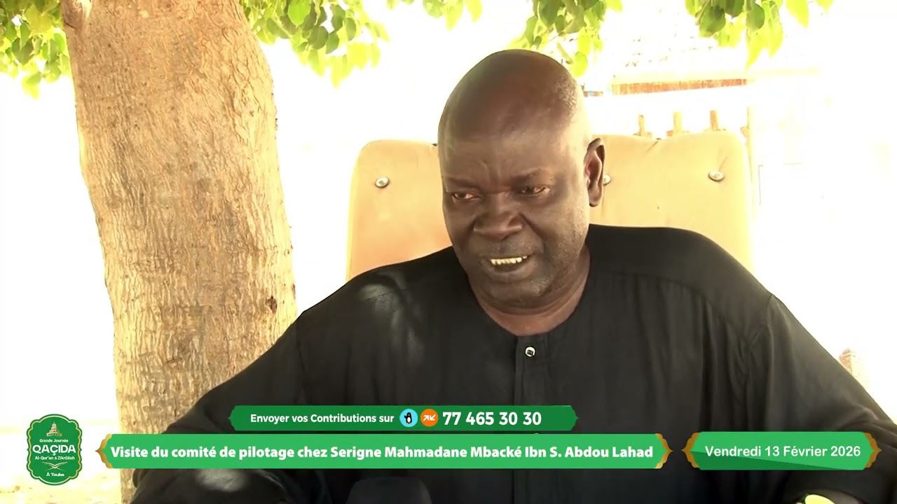 Visite du comité de pilotage chez Serigne Mahmadane Mbacké Ibn S  Abdou Lahad