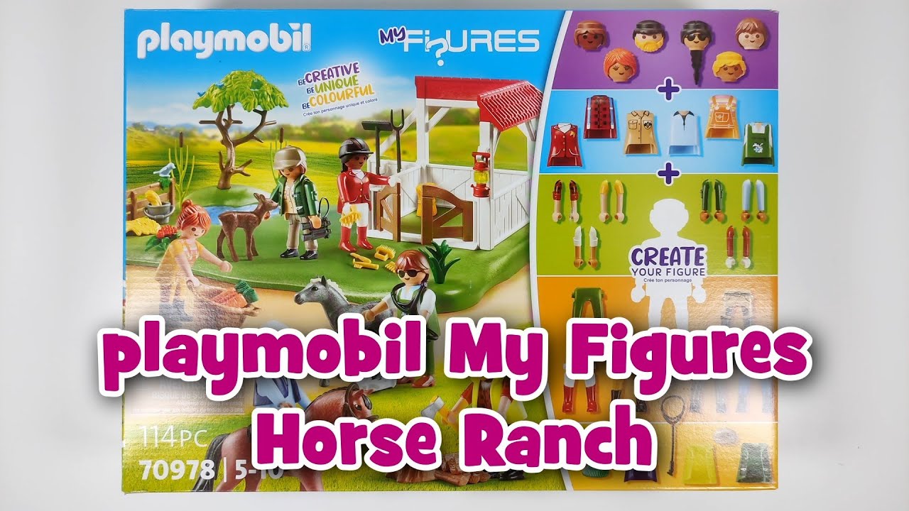 So viele Möglichkeiten? | playmobil My Figures Horse Ranch (70978) | UNBOXING