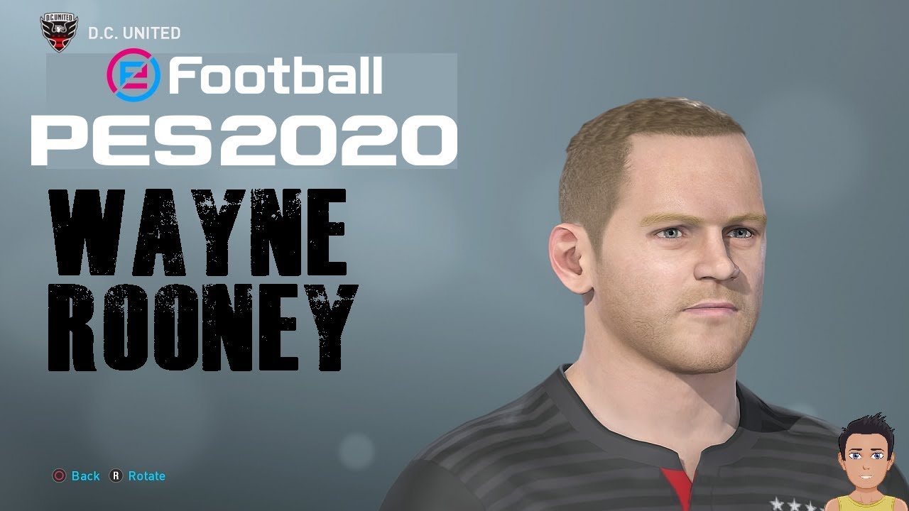 Wayne Rooney - PES 2020 inc Stats & Motions