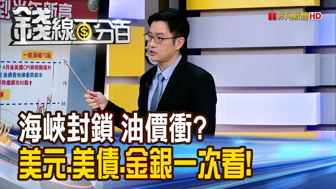《海峽封鎖 油價衝? 美元.美債.金銀一次看!》【錢線百分百】20260302-4│非凡財經新聞