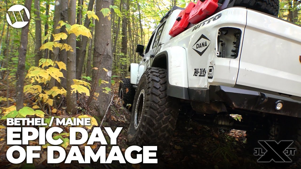 Jeep Gladiator Truck Overland by EVO Bethel Maine Off Road Carnage Nitto JL JT Experience Part 7