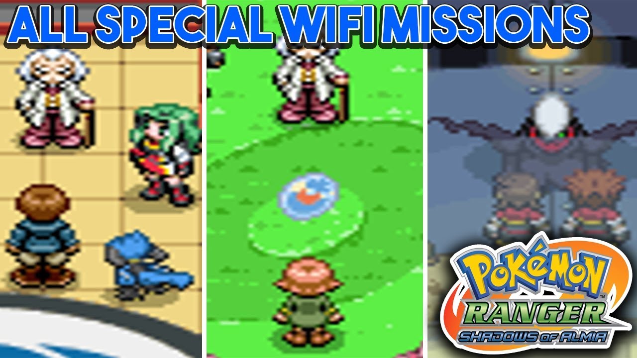 Pokemon Ranger: Shadows Of Almia - All Special Missions