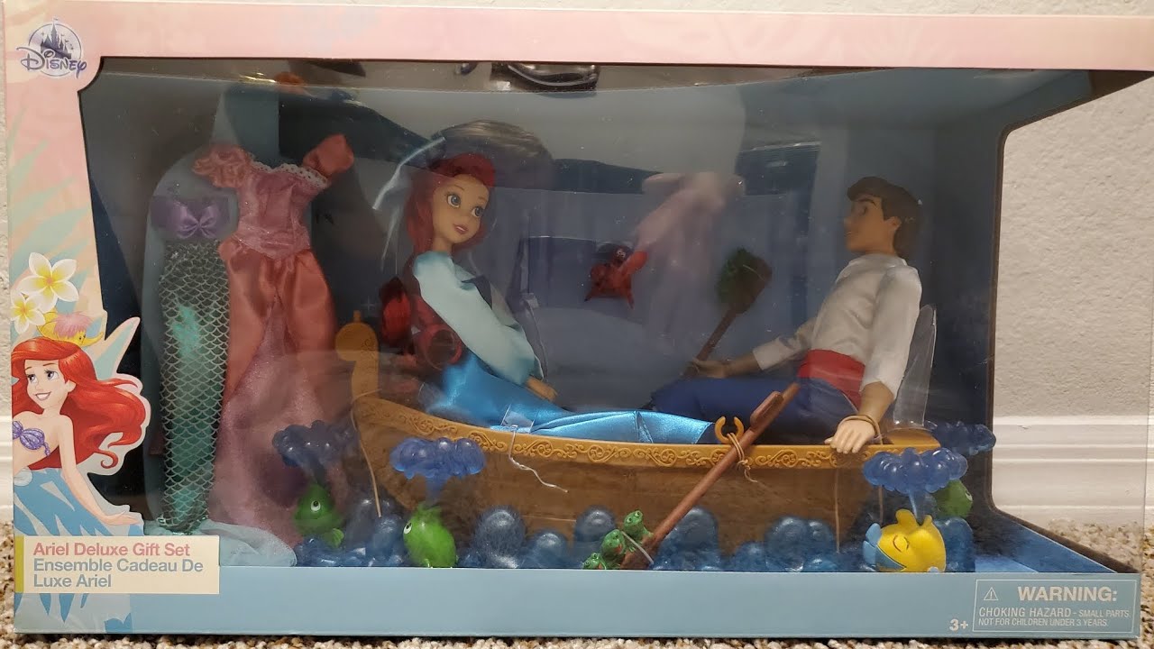 Disney Ariel and Eric Doll Deluxe Gift Set!