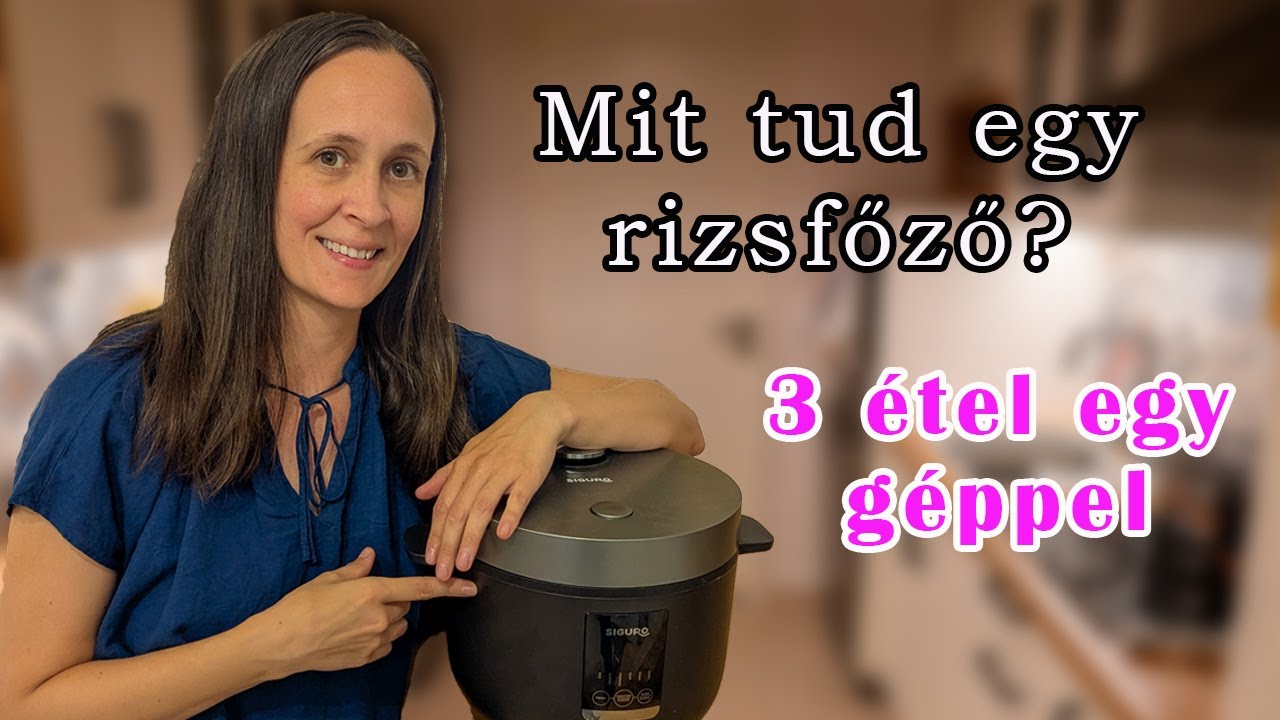 Rizsfőzőmet teszteltem 3 étellel - 2 főétel 1 desszert