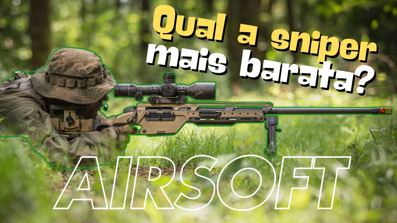AS 3 SNIPERS DE AIRSOFT CUSTO BENEF&Iacute;CIO 2025 💲 - SNIPER ZEH