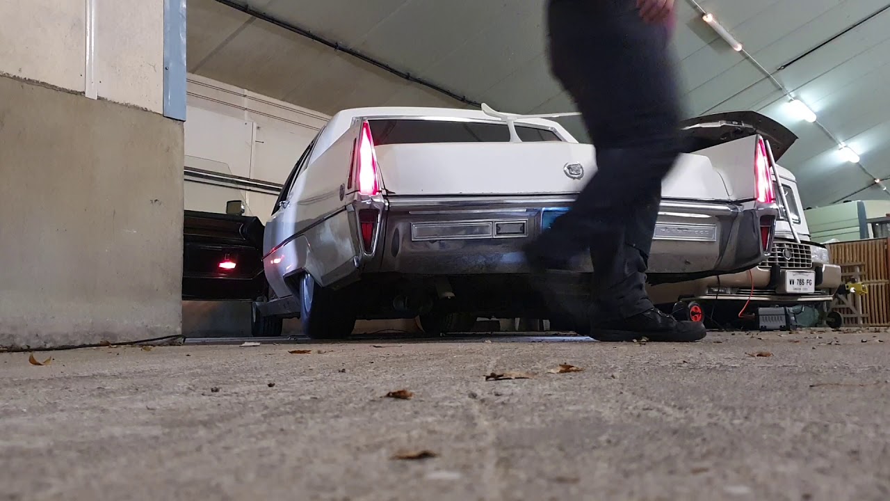 Cadillac Fleetwood 70 cold start exhaust