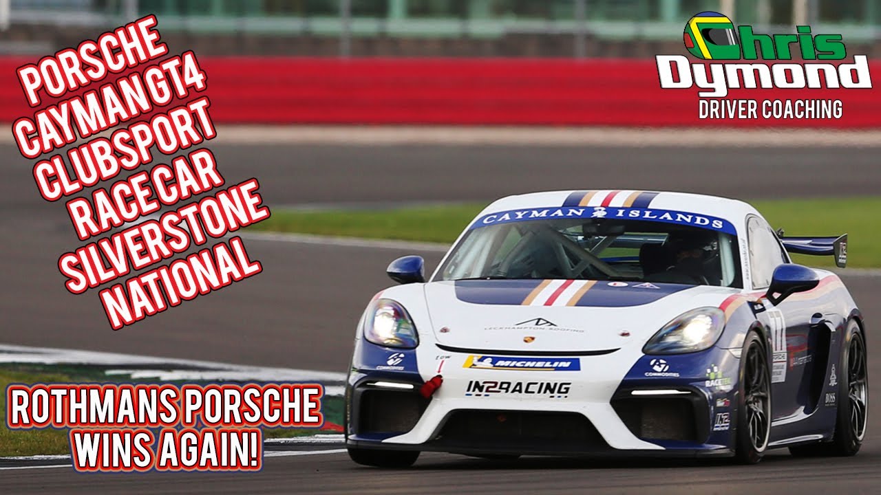 Porsche Cayman GT4 Clubsport race car - Silverstone national - Chris Dymond