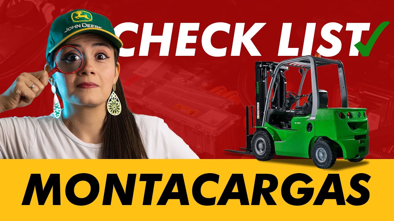 Checklist montacargas 🚜 | Inspección preoperacional montacargas 🔎