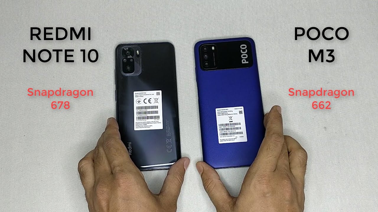 SPEED & CAMERA TEST REDMI NOTE 10 VS POCO M3 ! SHOCKING RESULT