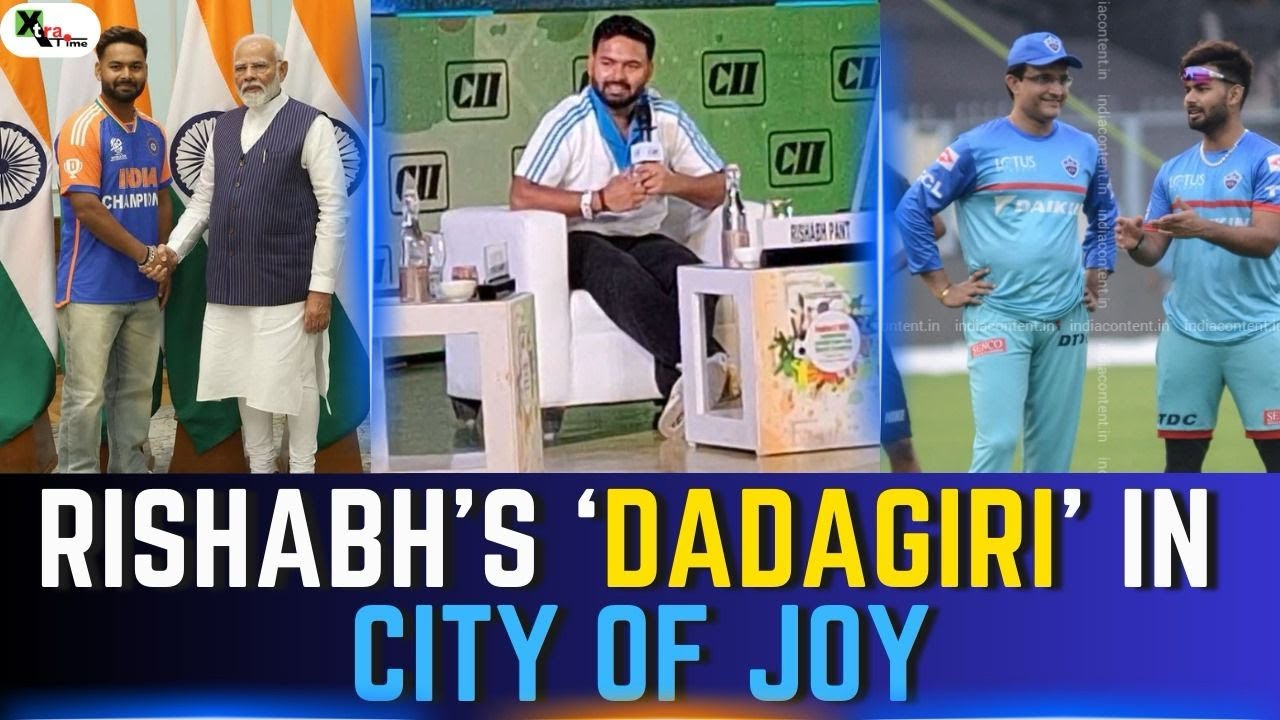 Viral Moment! Rishabh Pant&rsquo;s banter with Sourav Ganguly in Dada&rsquo;s city itself! IPL 2025