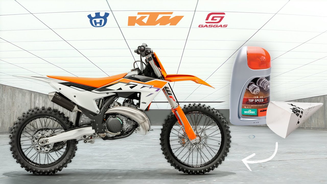 Как заменить трансмиссионное масло в двухтактных двигателях KTM/Husqvarna/GASGAS TPI/TBI
