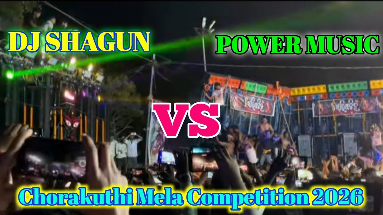 Power Music 🆚 Dj Shagun 💥 High Voltage Competition Chorakuthi Mela 2026 @Hydblogs102 