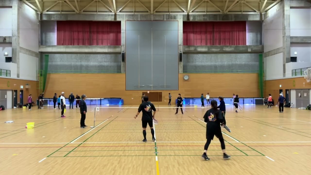 R8 2/15 宮崎市会長杯　後半2試合目　新甫ペア VS 野崎ペア