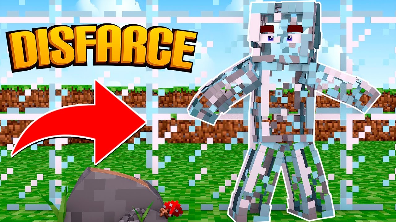 Minecraft: DISFARCE DE VIDRO - (Esconde-Esconde)