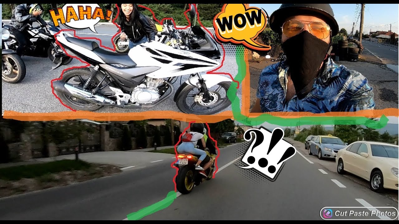CBF 125 COMPARAM CU CBR 125 si facem O SURPRIZA unui cuplu.