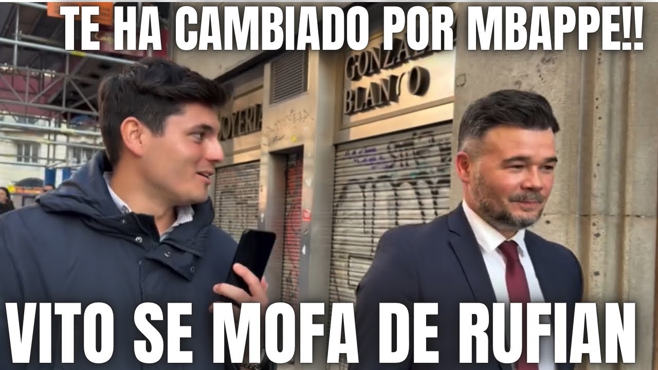 VITO QUILES pregunta a RUFIAN por ESTER EXP&Oacute;SITO y pasa ESTO 😱