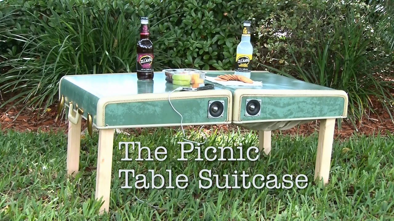 DIY Picnic Table Suitcase!
