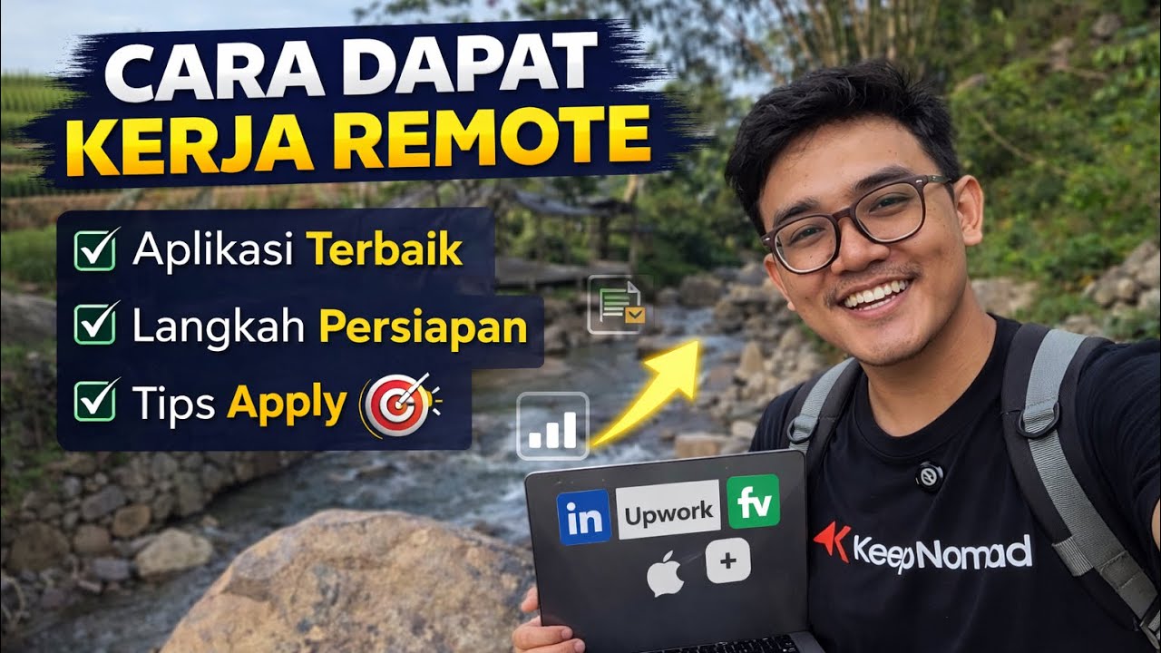 Cara Mendapatkan Kerja Remote untuk Pemula (LinkedIn, Upwork, Fiverr) + Tips Apply Agar Diterima