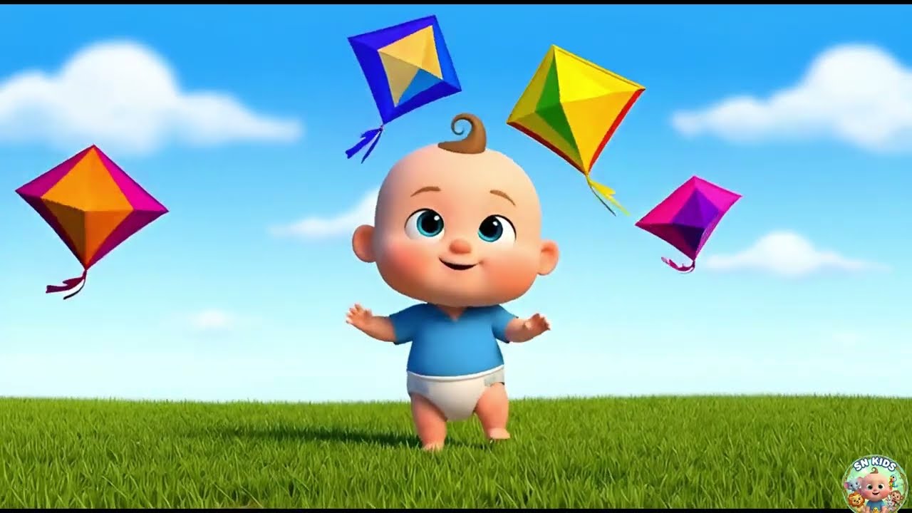 Baby Sky Kite Festival 🪁 | Flying Colours, Happy Rhythm & Fun Baby Dance