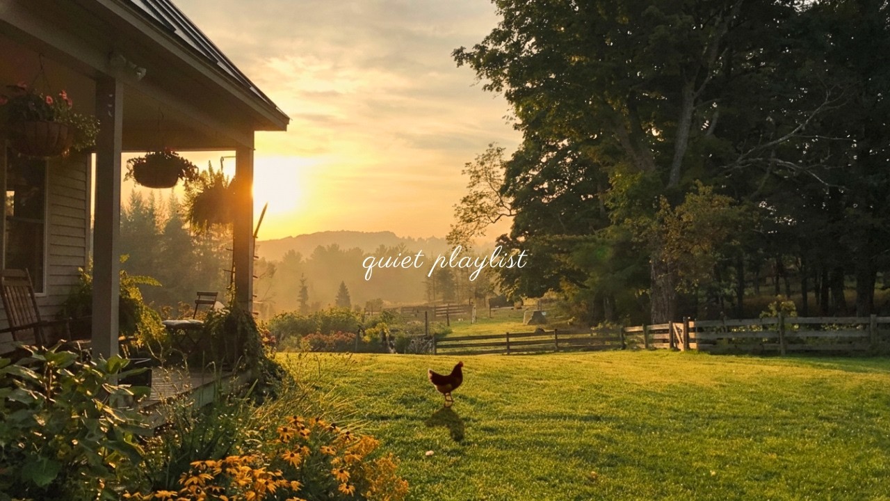 a quiet playlist for unhurried mornings 🐓 (calm piano for reading & relaxing)