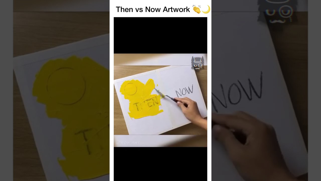 Then vs Now incredible hardwork by wow art 😍😍 #wowart #hardwork #painting #viral