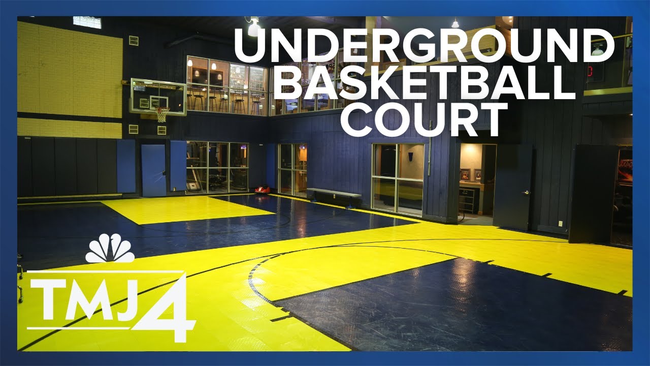 $1.2 million home for sale with underground basketball court and sports pub